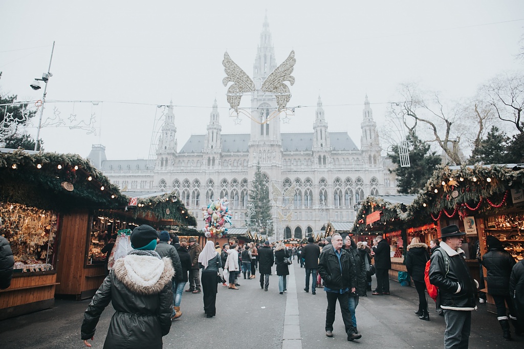 Mercado de Natal em Viena